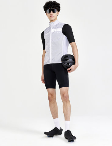 Craft Adv Essence Light Wind Weste - white | S