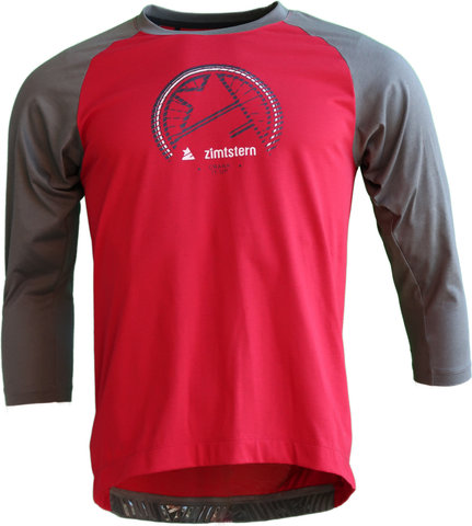 Zimtstern Maillot Pureflowz manches 3/4 - jester red gun metal | S