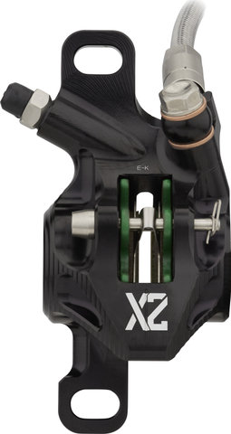 Hope Tech 4 X2 v+h Set Scheibenbremse mit Stahlflexleitung - black-black/Set/links/rechts (seitenspezifisch)