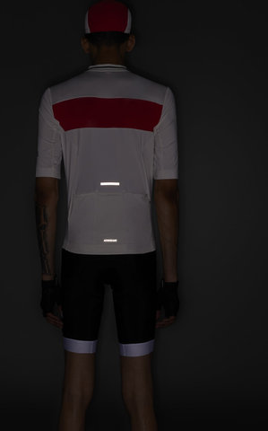 adidas Cycling Heritage Tempo 3-Stripes Trikot - chalk white-pure ruby/L