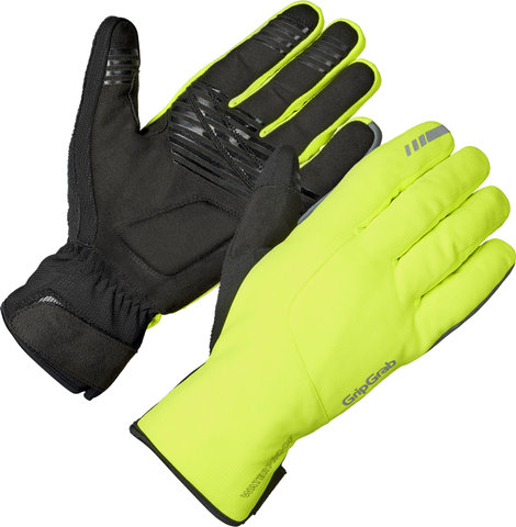GripGrab Polaris 2 Waterproof Winter Ganzfinger-Handschuhe - yellow hi-vis/S