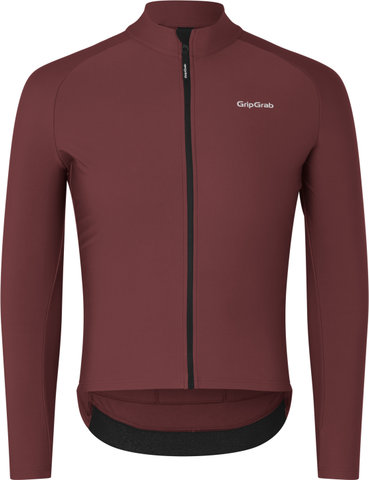 GripGrab PACR Thermal Long Sleeve Jersey - dark red/M