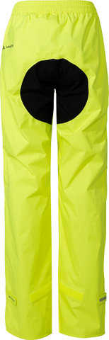 VAUDE Pantalon de Pluie Drop II W - neon yellow uni | 36 | XS