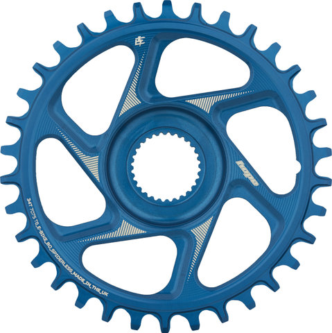 Hope R22 Spiderless Direct Mount E-Bike Chainring for Bosch Gen4 - blue/34 