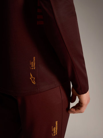alpinestars A-Dura Elite L/S 2.0 Trikot - bordeaux | S