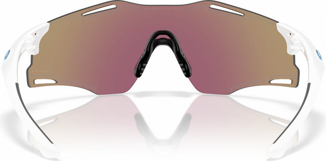 Oakley Cybr Zero Sportbrille - polished white | prizm sapphire