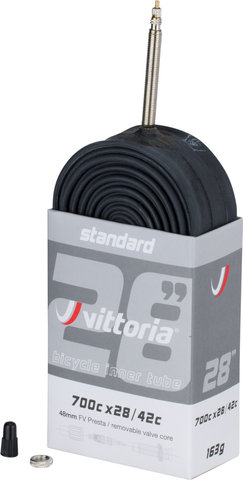 Vittoria Cámara de aire Standard para 28" - universal/Válvula Presta (SV)/28-622 a 42-622/28-42 x 622 SV 48 mm/48 