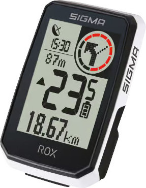 Sigma ROX 2.0 Endurance GPS Bike Computer - white