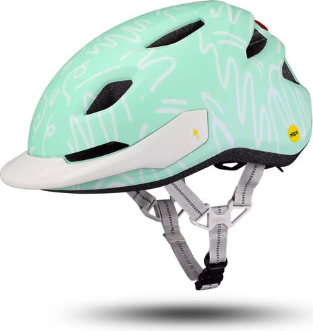 Specialized Shuffle Child 2 LED MIPS Kinderhelm - dune white graphic/49 - 55 cm