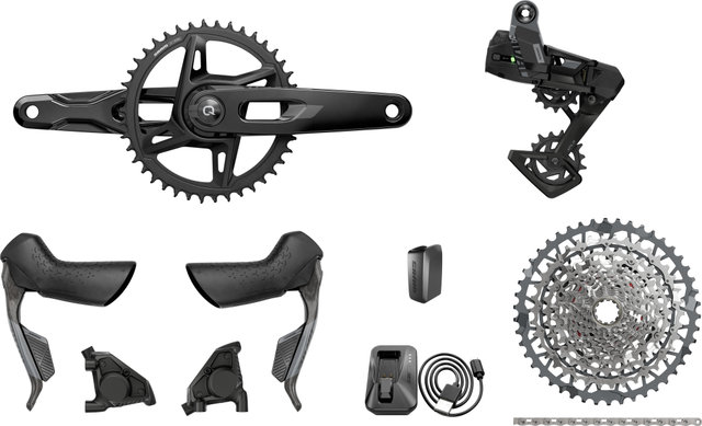 SRAM Rival E1 Wide XPLR AXS 1x13-fach Powermeter Gruppe - 172,5 mm/10-46