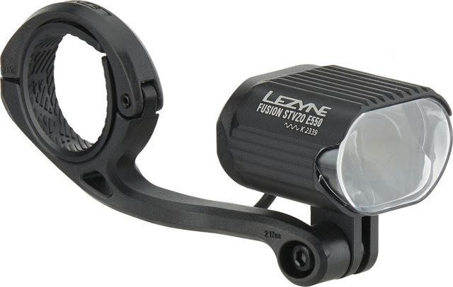 Lezyne Fusion E550 E-Bike LED front light with StVZO approval - black/550