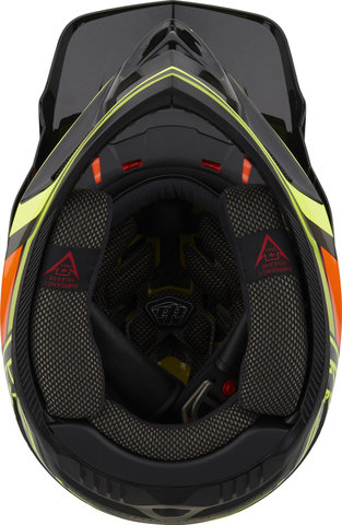 Troy Lee Designs D4 Carbon MIPS Helmet - omega black-yellow/57-58
