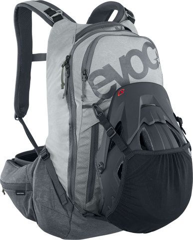 EVOC Sac à Dos avec Protection Trail Pro 16 - stone-carbon grey/16 