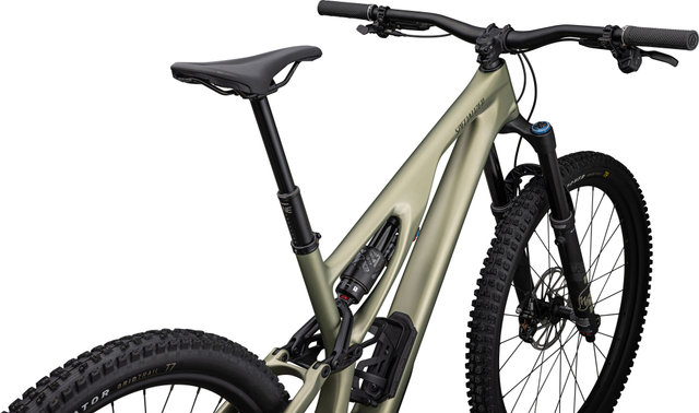 Specialized Vélo Tout-Terrain en Carbone Stumpjumper EVO Expert 29"/27,5" Mod.2024 - satin metallic spruce-dark moss/160 /29"/L