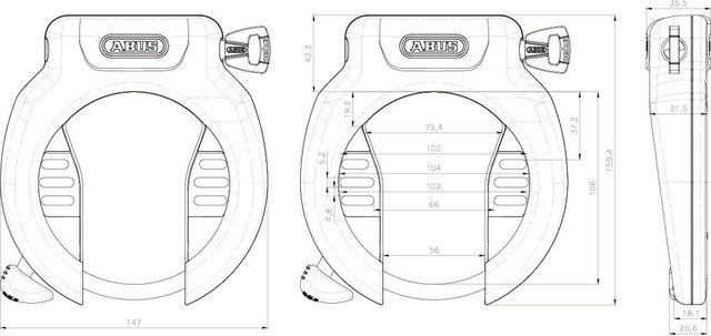 ABUS PRO AMPARO 4750S NR - black