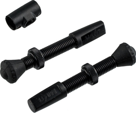 milKit Válvula tubeless Valve Pack - negro/35 mm