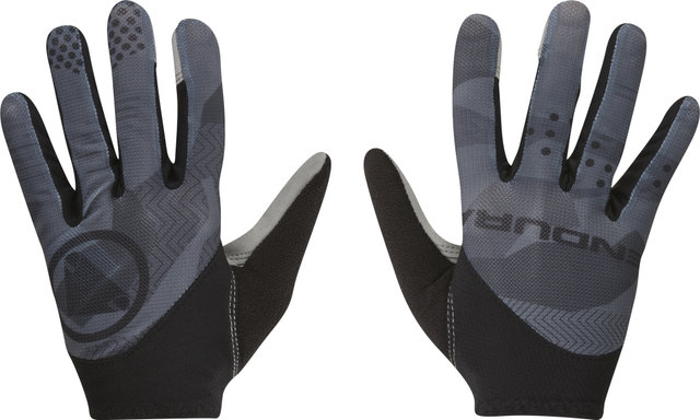 Endura Hummvee Lite Icon Full Finger Gloves - grey camo/S