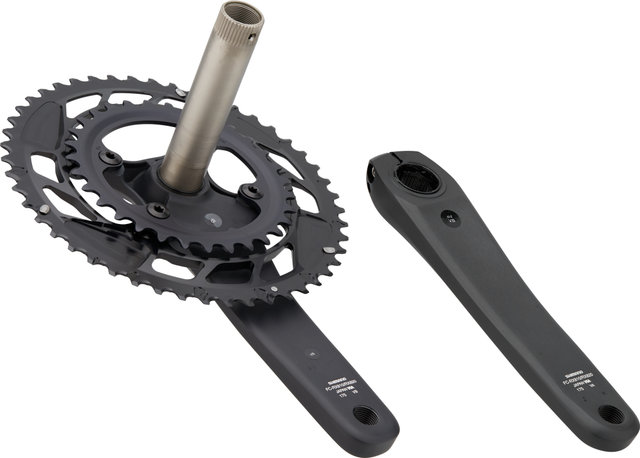 Shimano Juego de bielas GRX FC-RX820-2 Hollowtech II - negro/175,0 mm