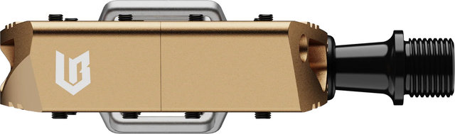 crankbrothers Pedales automáticos Mallet DH Loic Bruni Signature Edition - bronce | 100 mm | 78 mm