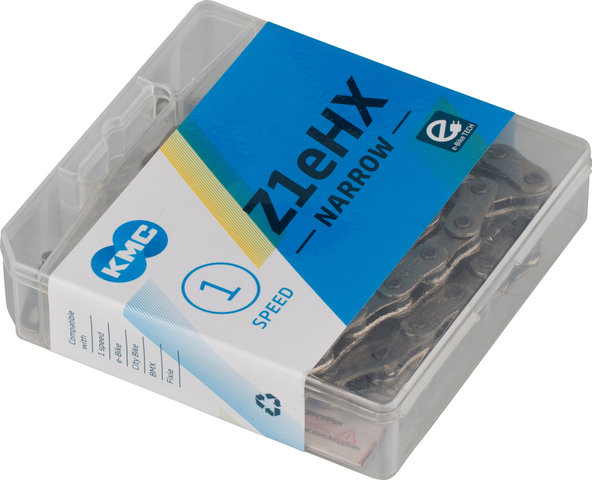KMC Cadena Z1eHX Narrow 1 velocidad - silver/112