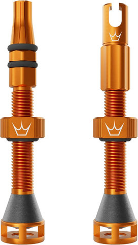 Peaty's Valves tubeless Holeshot Fast Flow - mango | Valve Presta (SV) | 42 mm