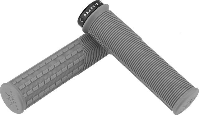 Peaty's Monarch Grips Mushroom Lock-On Handlebar Grips - slate/thin