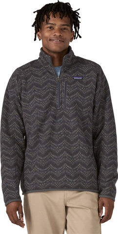 Patagonia Mejor Suéter 1/4-Zip Polar - island escape-forge grey/M