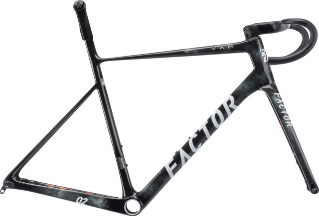 Factor O2 V.A.M. Disc T47a SRAM DUB Carbon Frame Kit Model 2023 - storm/54 cm, 120 mm x 40 cm, SB 0 mm
