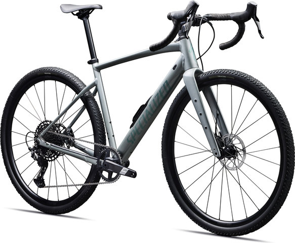 Specialized Bicicleta gravel Diverge 4 Comp 28" - satin shadow silver-fjord metallic | 28" | M | 55 mm | 172,5 mm