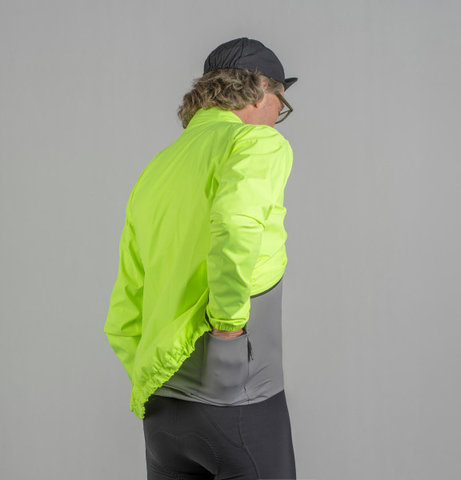 GripGrab RIDE chaqueta impermeable ligera de lluvia - yellow hi-vis | S