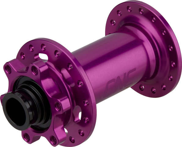 OneUp Components dynamo de moyeu 29 S 32 trous Disc 6 trous - violet | 32 | Axe Traversant 15 mm | roue avant uniquement