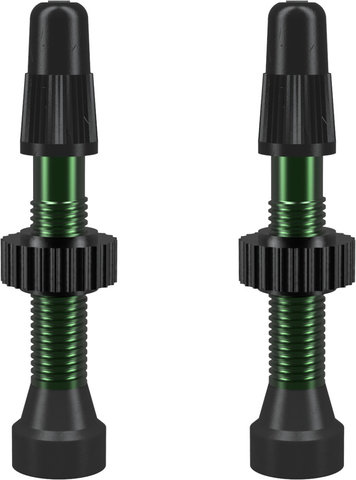 WTB Válvula tubeless TCS Aluminium Presta - verde/SV 46 mm