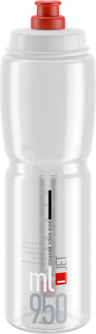 Elite Jet Trinkflasche 950 ml - transparent-rot/950 ml