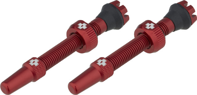 Muc-Off Tubeless Ventile V2 - red/SV 44 mm
