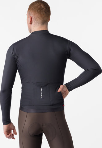 Castelli Espresso Thermal 2 L/S Trikot - black white | S
