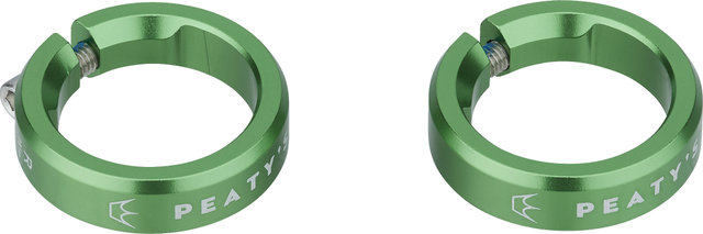 Peaty's Bagues de serrage Monarch Grips - emerald