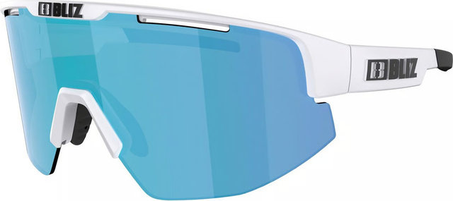 Bliz Matrix Small Sportbrille - matte white | smoke-blue