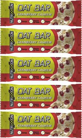 Nutrixxion Barre Énergétique Oat bar - 5 pièces - cashew-cranberry
