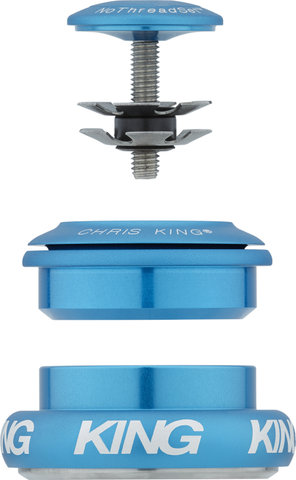 Chris King InSet i7 ZS44/28,6 - EC44/40 Mixed Tapered GripLock Steuersatz - matte turquoise/1 1/8"/ZS44/28,6 - EC44/40