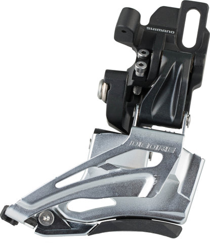 Shimano Desviador Deore FD-M618 2x10 velocidades - negro-plata/Direct Mount / Down-Swing / Top-Pull