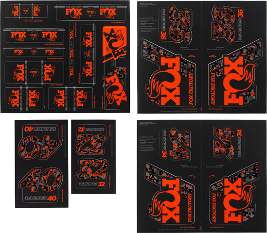 Fox Racing Shox Heritage Fork and Shock Decal Kit Aufklebersatz bis Modell 2020 - DigiCam