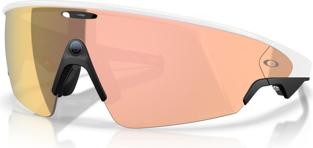Oakley Vanguard Meta AI Sports Glasses - white | prizm rose gold