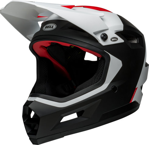 Bell Sanction 2 DLX MIPS Fullface-Helm - deft matte black-white/51 - 55 cm