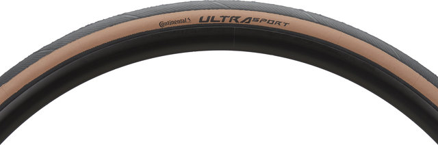 Continental Ultra Sport III 28" Folding Tyre - black-brown/28-622 (700x28c)