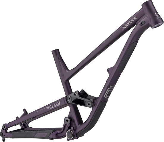 COMMENCAL Kit de cuadro Clash 27,5" con amortiguador Fox Float X2 - metallic purple | 170 mm | L | 12 mm Eje Pasante