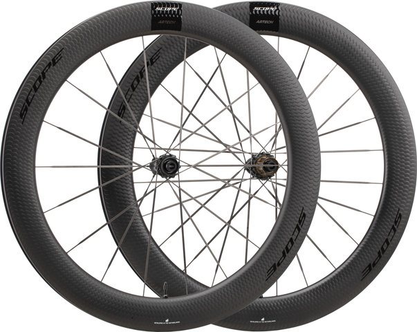 Scope Cycling Artech 6.A Carbon Disc Center Lock 28" Laufradsatz - black | Shimano Road | 28" | 100 mm | 142 mm