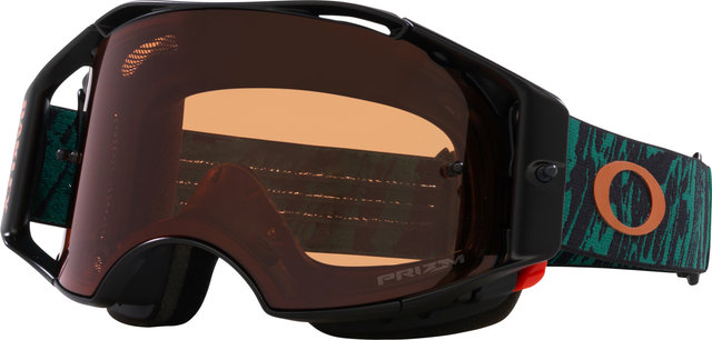 Oakley Airbrake MTB Goggle - viridian striped/prizm mx bronze