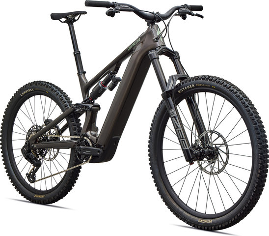 Specialized Vélo électrique tout-terrain Levo 4 EVO Comp Carbon 29"/27,5" - gloss warm smoke-pistachio | L | 180 mm | 155,0 mm | 44 mm | 29" (avant), 27,5" (arrière)