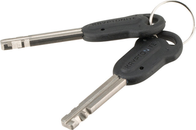 Kryptonite KryptoLok® 2 Integrated Chain bike lock - black-grey-white/95 cm