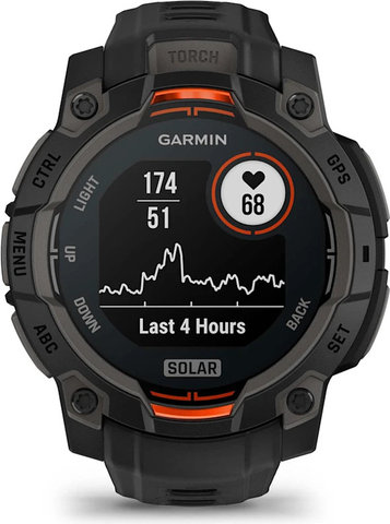 Garmin Instinct 3 45 mm GPS multisport smartwatch - black
